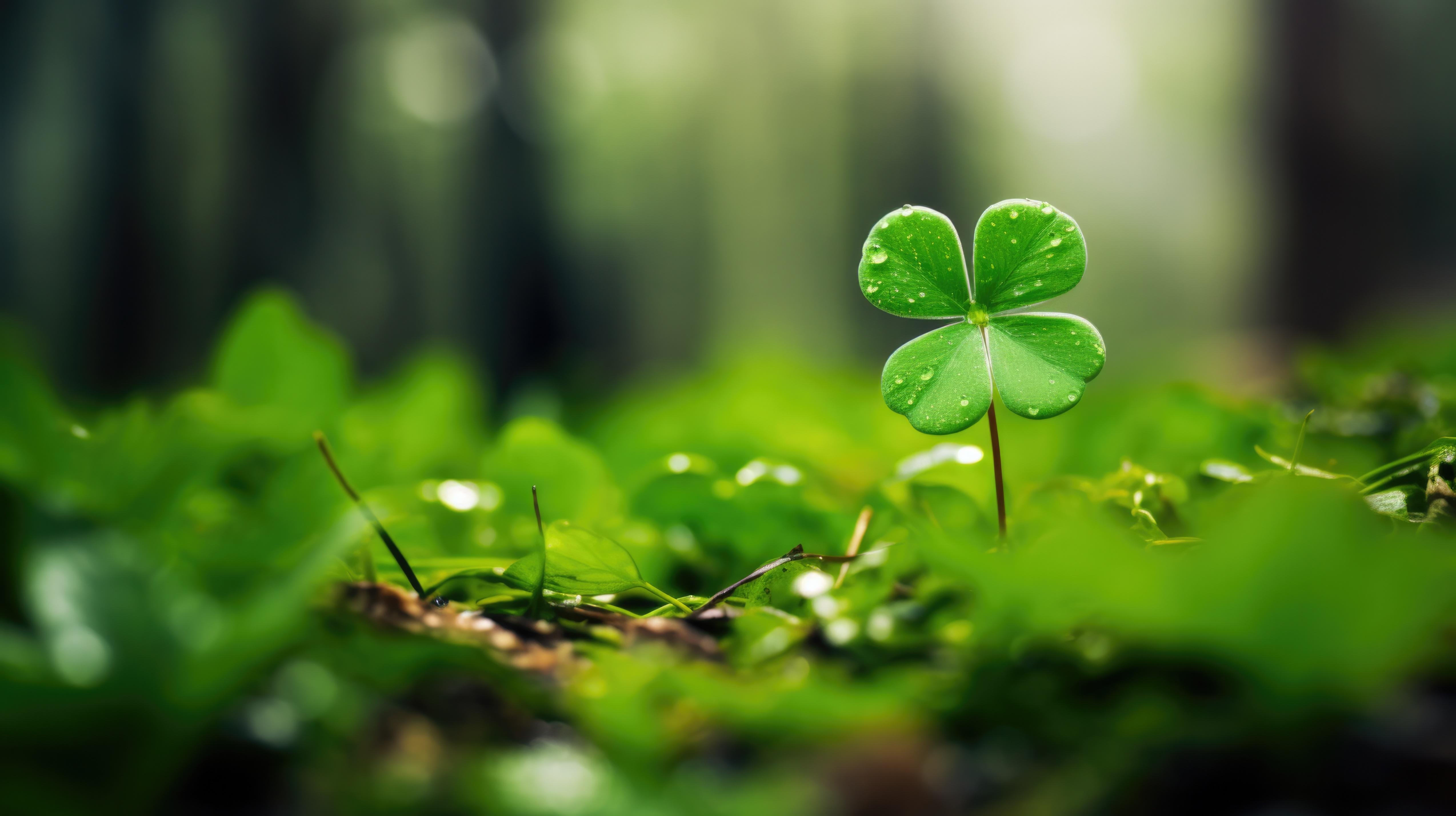 4-leaf clover growing
