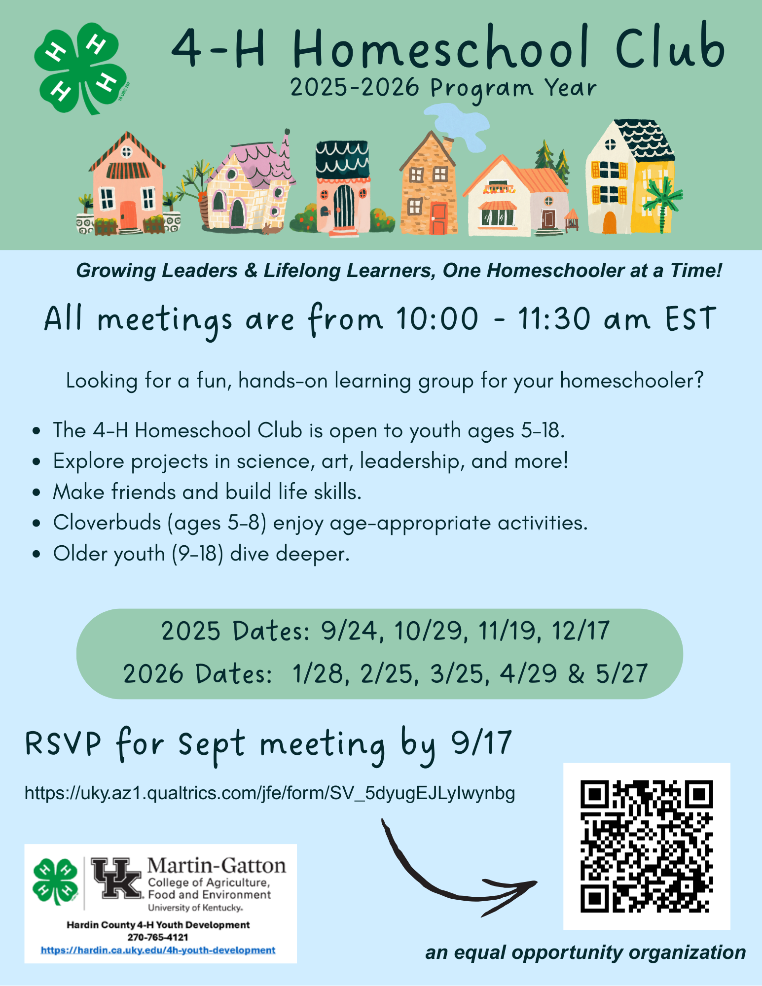 september homeschool flyer
