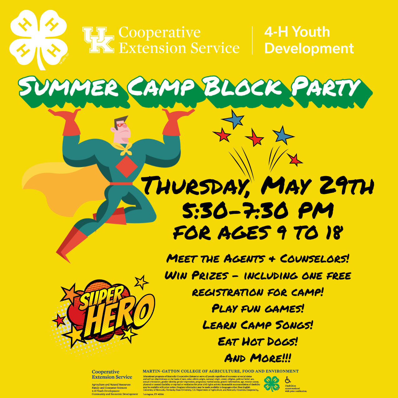 block party flyer