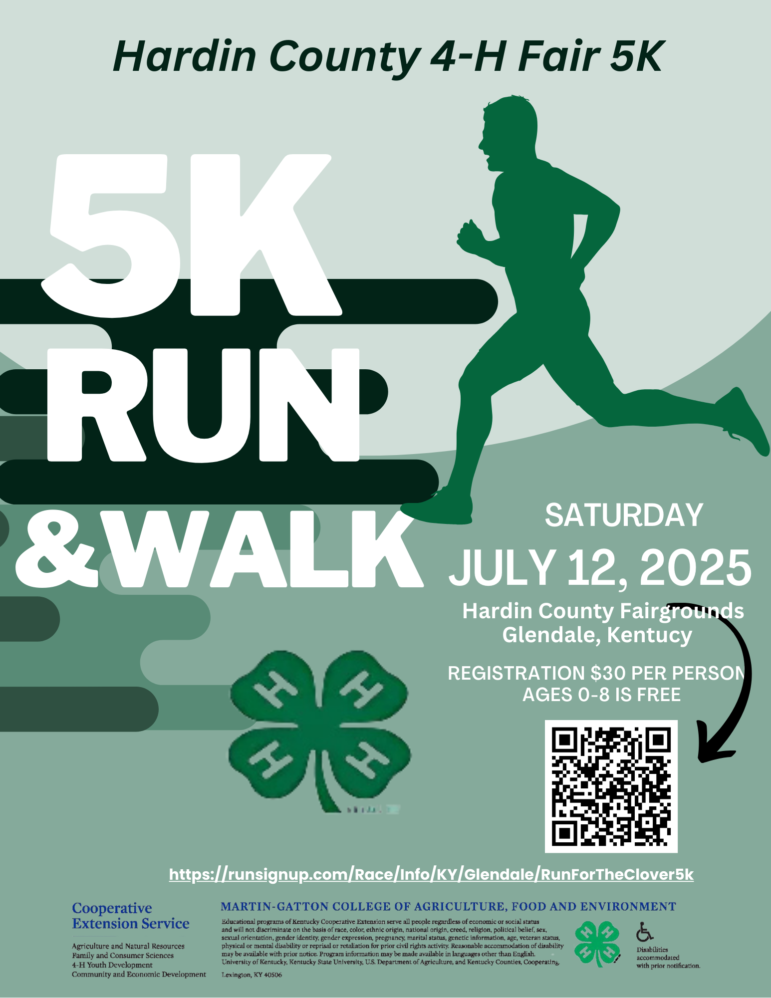4-H Fair 5k flyer
