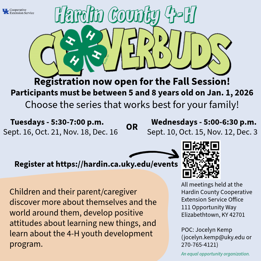 cloverbuds flyer